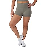 Hanes Womens Moves Leak Protection Bike Shorts with Built-in Underwear, Moisture-Wicking & Odor Control, 3” Inseam