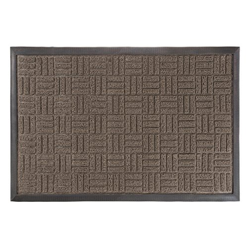 Door mat indoor/outdoor welcome mat- nonslip rubber wit…