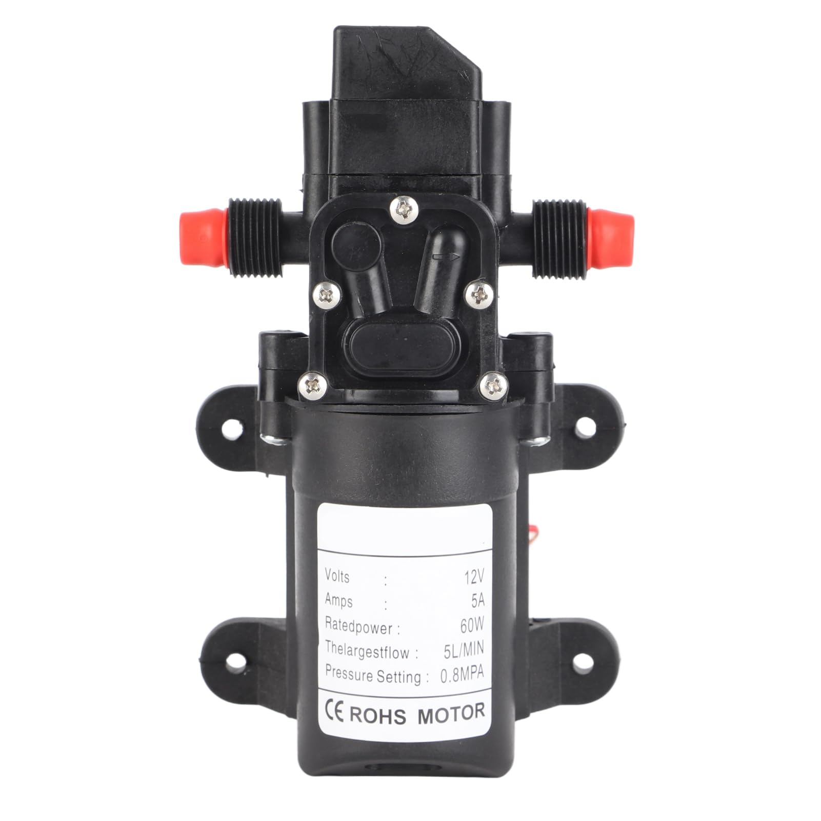 Diaphragm Water Pump DC 12V, 160Psi High Pressure Self Priming Pump for Caravan Camping Boat