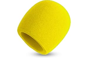 Performance Plus WS-1Y Deluxe Foam Ball Style Windscreen, Yellow