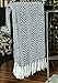 RAJRANG 100% Cotton Farmhouse Throw Blanket 50x60 Inches - Diamond Woven Knitted All Seasons Lightweight Blankets with Tassels for Bed Sofa and Couch Charcoal Grey