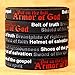 SayitBands 100 Armor of God Wristband Bracelets Ephesians 6:10-18