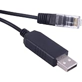 Telescopes Equatorial Mount Control Cable for Skywatcher HEQ5pro AZEQ5 AZEQ6 EQ6-R Support EQMOD ASCOM Set Up Sofware Manual Download (6ft/180cm,Asiair or PC to Mount Black)