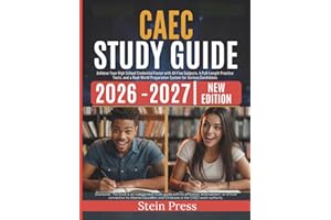 CAEC Study Guide 2026–2027: Achieve Your High School Credential Faster with All Five Subjects, 4 Full-Length Practice Tests, 