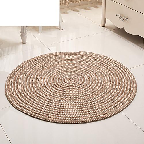 Super guy series computer pad/ Wicker basket round carpet/ living room bedroom green blanket-C diametro80cm(31inch)