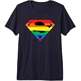 Superman Rainbow Logo Pride Premium Tri-blend T-Shirt
