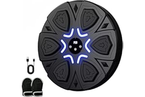 DQGM Home Musical Boxing Machine - Wall Mounted Bluetooth Boxing Trainer with LED Lights, Interactive Reaction Training Equipment for Adults and Children, Stress Relief Fitness Workout Gift