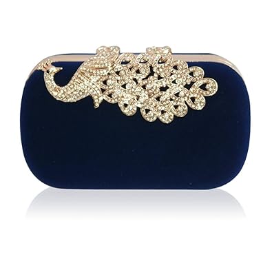 Inspired Livingg (21017Il) Womens Clutch -Navy Blue