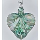 Glass Eye Studio Classic Heart Ornament Jade Mosic