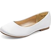 DREAM PAIRS Girls Dress Shoes Slip on Ballerina Flats for Wedding/Party