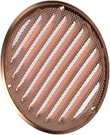 EUROPLAST Ø125mm 5in Copper Round Air Vent Grille with Insect Mesh view 5