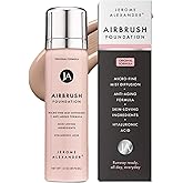 Jerome Alexander MagicMinerals AirBrush Foundation, Spray Makeup with Skincare Active Ingredients, Ultra-Light, Buildable, Full Coverage Formula (Medium)