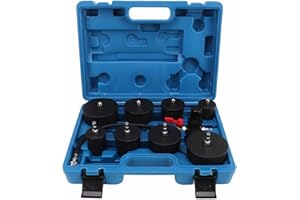 Truck Turbo Boost Leak Tester,Turbo Leakage Tester,Turbo Test Kit,Turbo System Test Kit,9 Pcs Turbo System Leakage Tester Tur