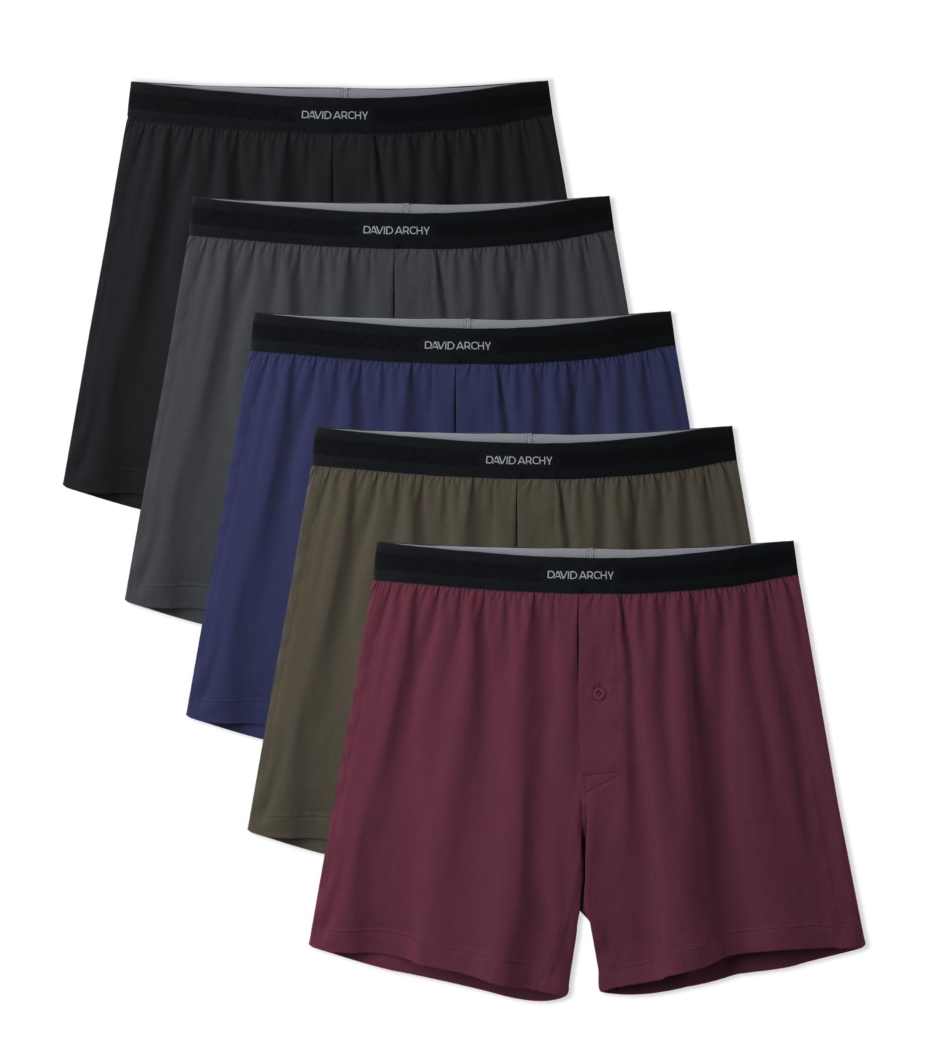 Men's Checker Lot Boxer Shorts – Soft Lightweight Assorted Plaid Underwear (3-12 Pack, S-3XL)