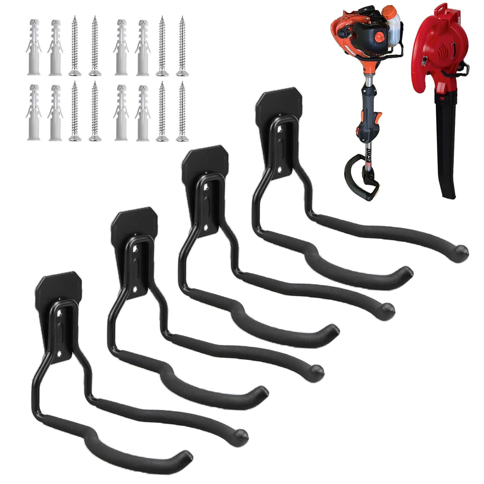 Home Depot Power Tool Organizer Snnjkwt Mount Rack For EGO Trimmer (Black 2 Pack Ego Storage