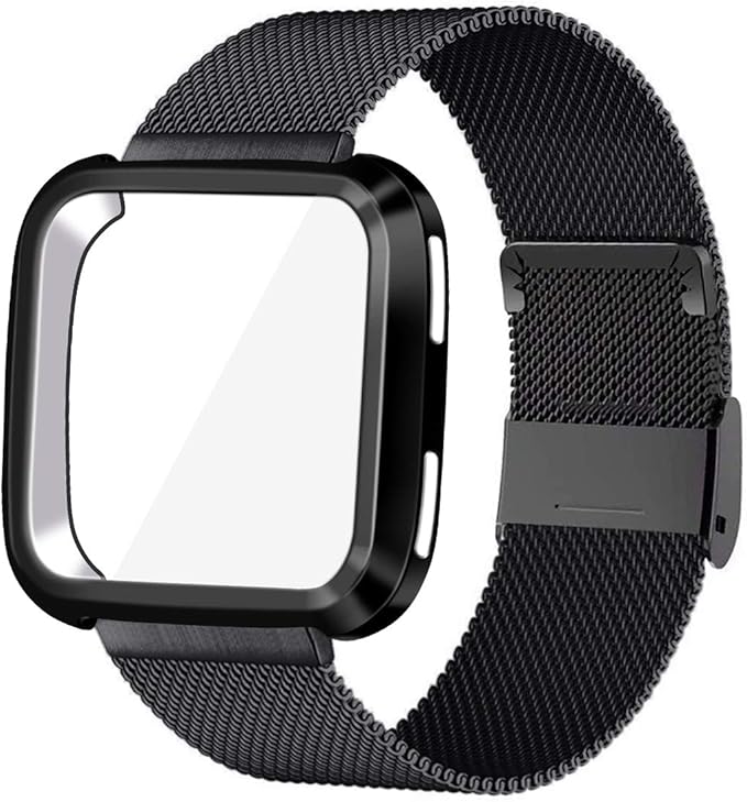 fitbit versa stainless steel mesh band
