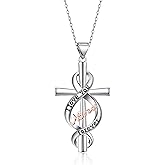 TALYKONG Gifts for Nana, Nana Infinity Cross Necklaces Valentines Birthday Mothers Day Jewelry Gifts for Women