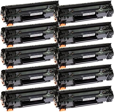 SD Toners 10PK New Compatible CF283A (83A) Toner Cartridge Black for LaserJet Pro M127 M127FW FN M125 125FW 125A M201 M225MFP