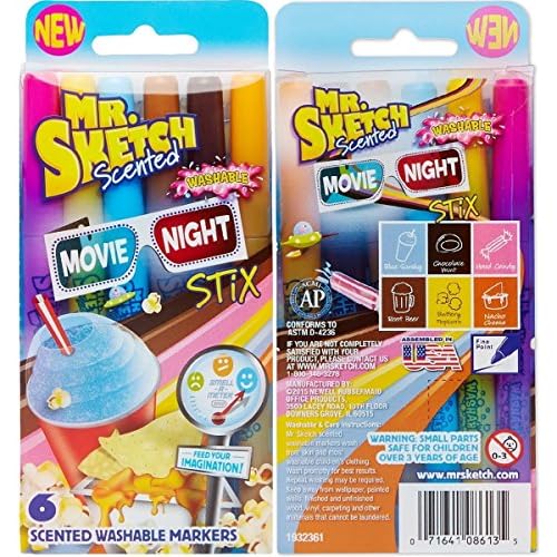 28 Pack Includes Original Holiday Mr Sketch Stix Scented