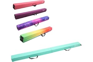 Modern-Depo Gymnastics Balance Beam 6 Ft / 8 Ft for Home Use | Physical Therapy, Rehabilitation and Core Strength Training Foam Folding Floor Beam for Kids, Non Slip Walking Beam