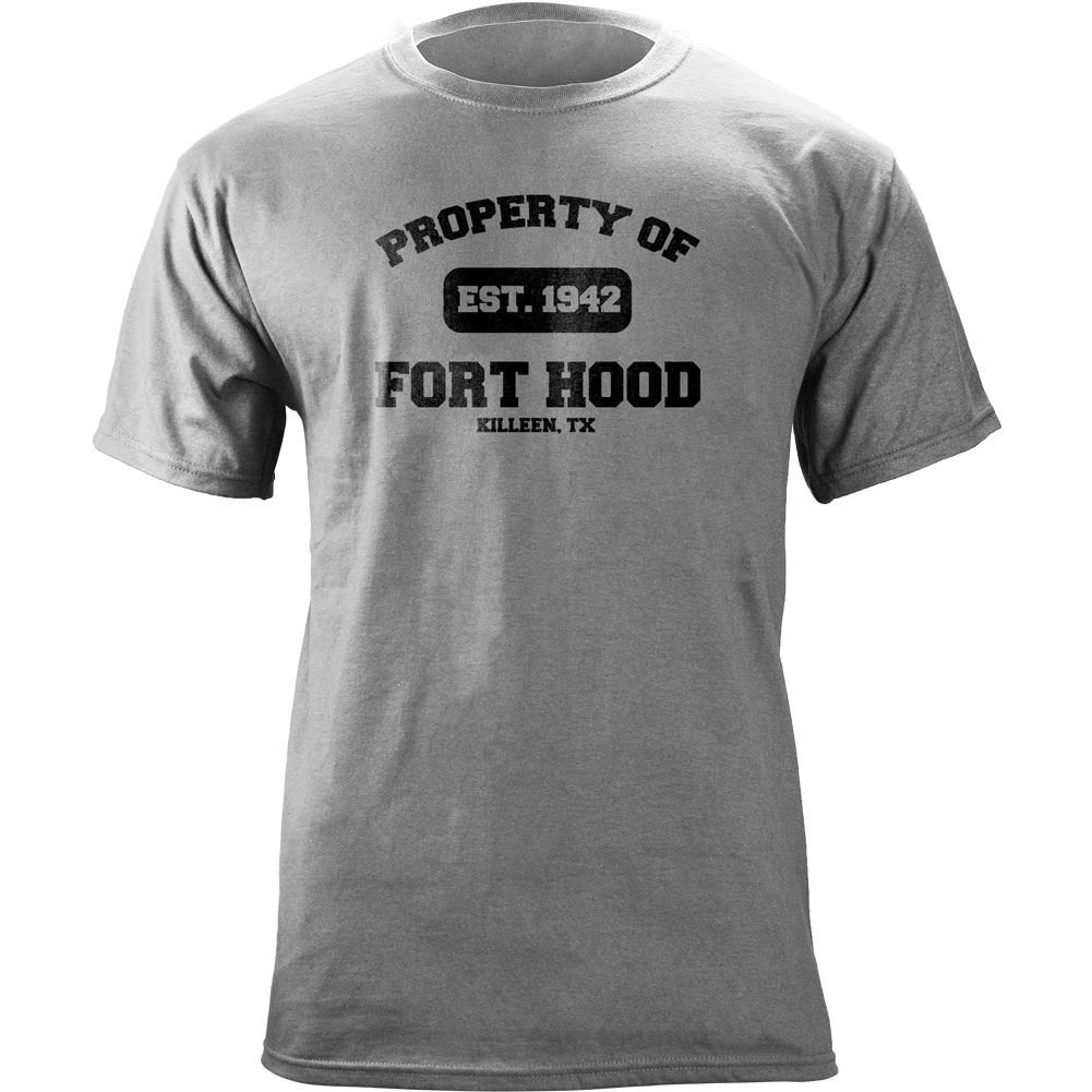 Original Military Base Property Of Fort Hood Veteran Pt T Shirt Maritees