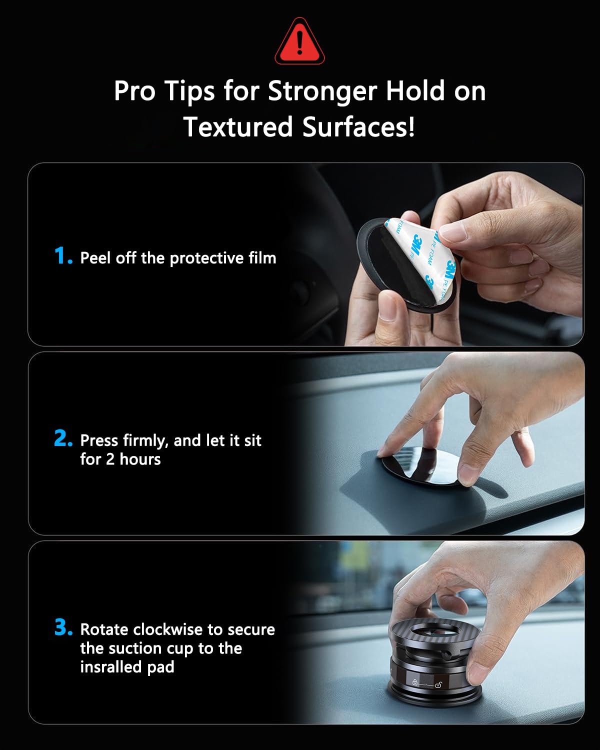 Vacuum Magnetic Car Phone Holder for Mag-Safe [89+LBS Suction & 3200gf Magnetic] 360° Adjustable Ultra Suction Cup Phone Holders for Your Car, Car Mount for iPhone 17 Pro Max 16 15 14 13 12 Air Plus