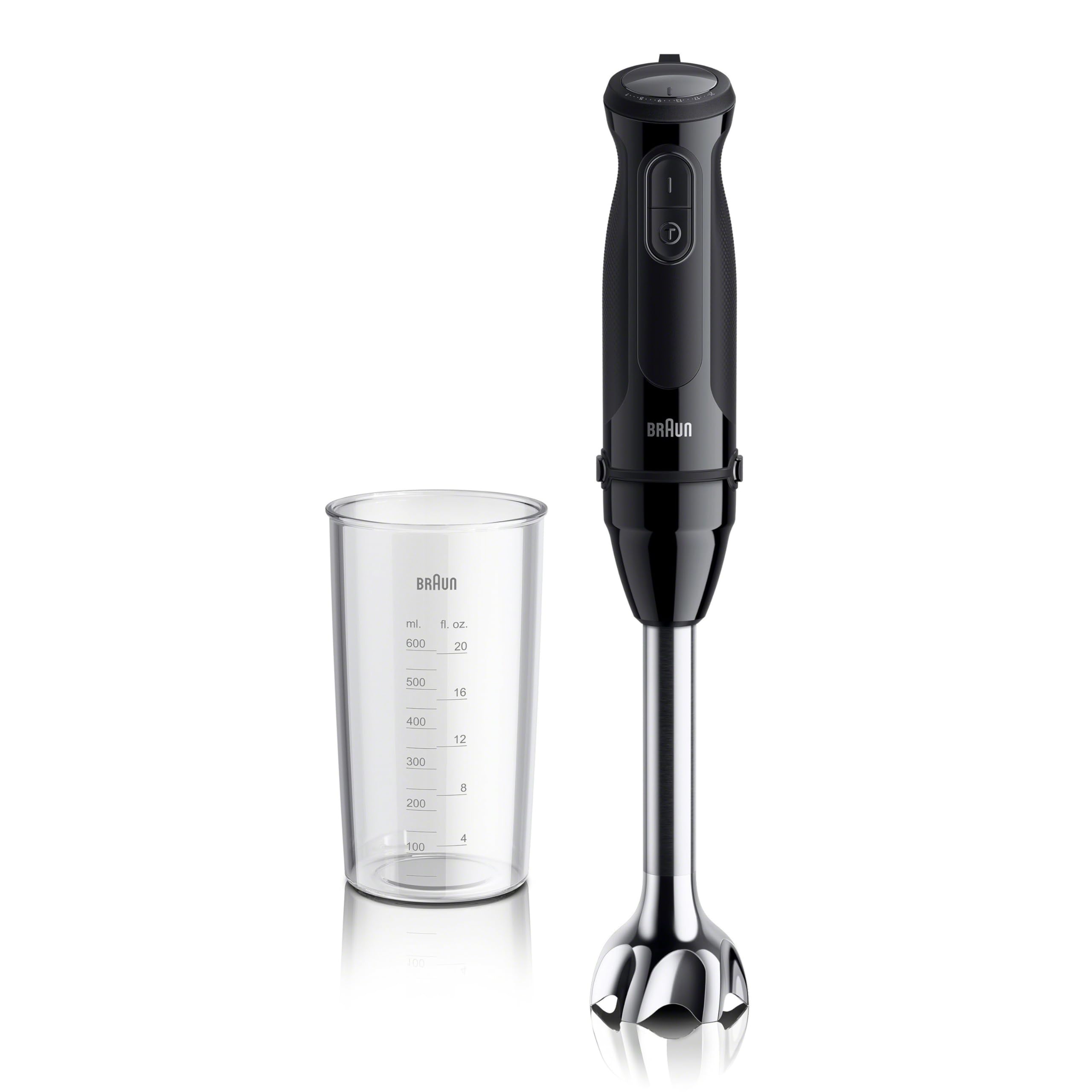 Photo 1 of Braun MQ50001M Vario Hand Blender – 21-Speed Handheld Immersion Blender with PowerBell VPlus, TurboBoost & EasyClick Systems, Stainless Steel Blades, SplashControl, 500W, Hand Blenders for Smoothies