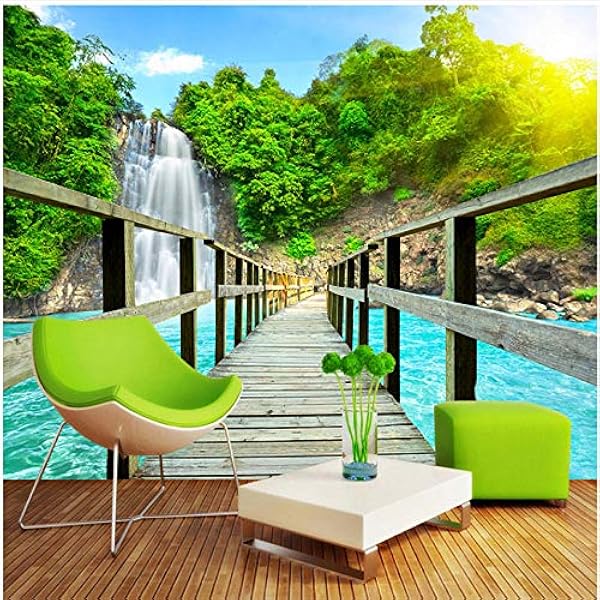 Xbwy 装飾壁画 カスタム3Dルーム風景壁紙壁壁画自然風景壁リビング 