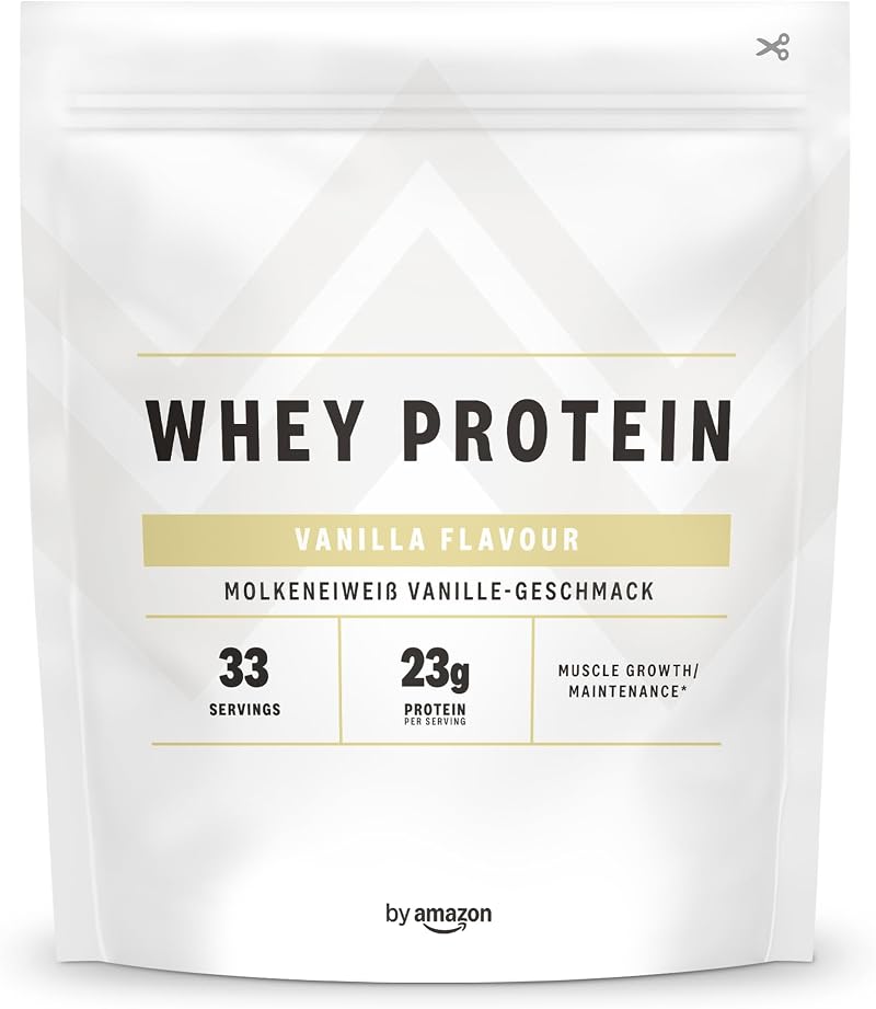 Amfit Nutrition Whey Protein Powder 1kg Vanilla – Protein Supplement