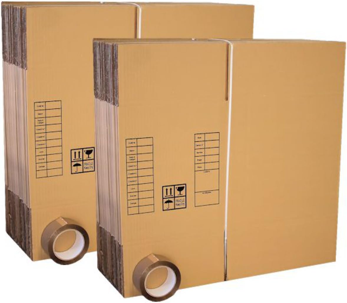 Lot de 10 cartons déménagement livres poignées adhésif 66m - Bricolage Lot de 10 cartons déménagement livres poignées adhésif 66m - Bricolage