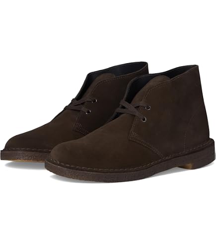 Amazon.com | Clarks Men's Desert Boot GTX Black Suede Boot 9 D (M
