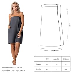 Robe Direct Quick Dry, Lightweight Waffle Spa/Bath