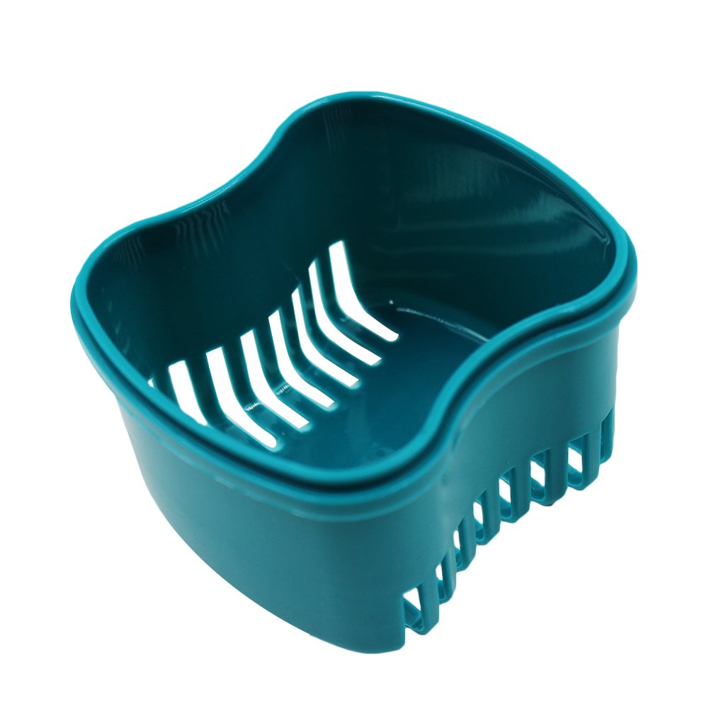 Denture Cup with Strainer, 1 Box Denture Brush Retainer Case, Denture Case with Lid, Denture Bath Box for Cleaning, Store and Retrieve : Beauty