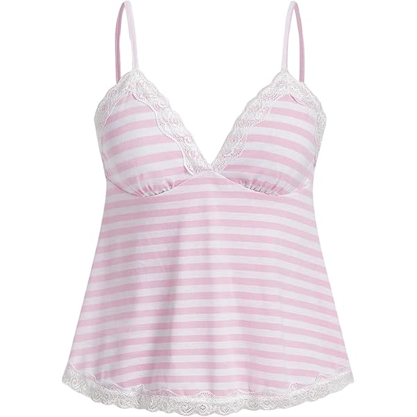トップス HIAND Bicolor jacquard camisole Ultra-Chic Linen-Blend Lace Trim Camisole | LOVESTITCH