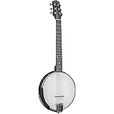 Gold Tone AC-6 Mini Acoustic Composite 6-String Banjitar, Guitar-Style Banjo with Gig Bag, Great Gift for Guitar Players