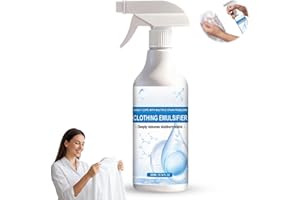 Non Ionic Emulsifier Clothing Cleaner, 2026 New Upgrade Natural Clothing Emulsifier, Powerful Spot Stain Remover Laundry Spra