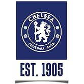 Desert Cactus Chelsea FC Paper Poster 11 x 17 inch Wall Decor (A) | Officially Licensed CFC Blues Football Soccer 11x17 inch Room Office Tapestry Wall Art for Decoration
