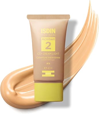 Acniben CC+ CREAM SPF30 - Cobertura hidratante anti-imperfecciones para pieles grasas o con tendencia acneica, matifica e hidrata al instante - 40 ml
