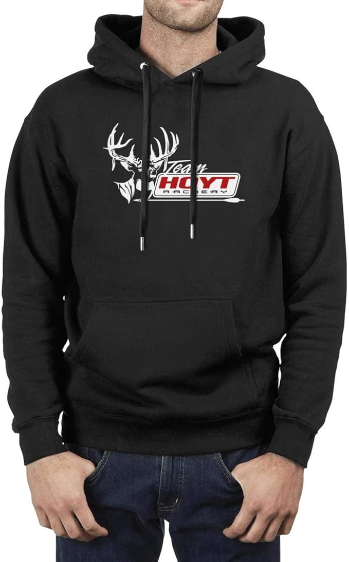 LONGCXBYUE Hoyt Archery Logo Hoodies for Men Hooded