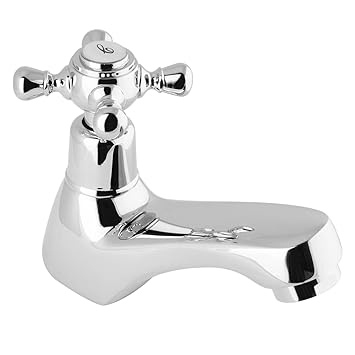 PaulGurkes Kaltwasser Standventil Armatur mit Kreuzgriff retro Nostalgie Kaltwasserhahn für einen Wasseranschluss Wasserhahn 