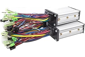 Brushless DC Motor Controller 36V-48V 350W with Intelligent Dual-Mode, Hall Compensation and Cruise Function for Electric Bic