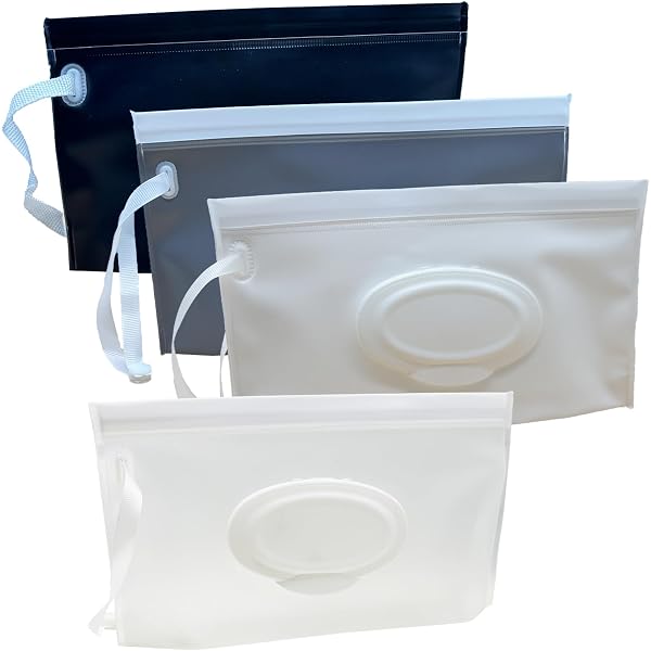 Boîtier étanche Pour Lingettes De Voyage - Réutilisable, Rechargeable, 24x14 Cm, Léger (40g)