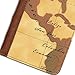 GMYLE iPhone 6 Plus Case, Book Case Vintage for iPhone 6 Plus (5.5 Display) - World Map Pattern PU Leather Stand Case Cover