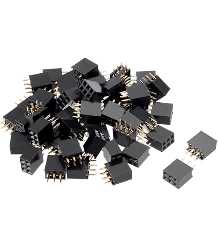 25 Stück 6P DCS Box Header | 2,54 Mm Pitch, 2x3 Pin | Männliche Gerade Stecker Für PCB
