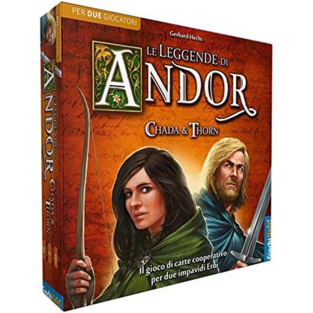Giochi Uniti - BOARD GAME - THE LEGENDS OF Andor: CHADA & THORN (2-4 Players, Age 12+)
