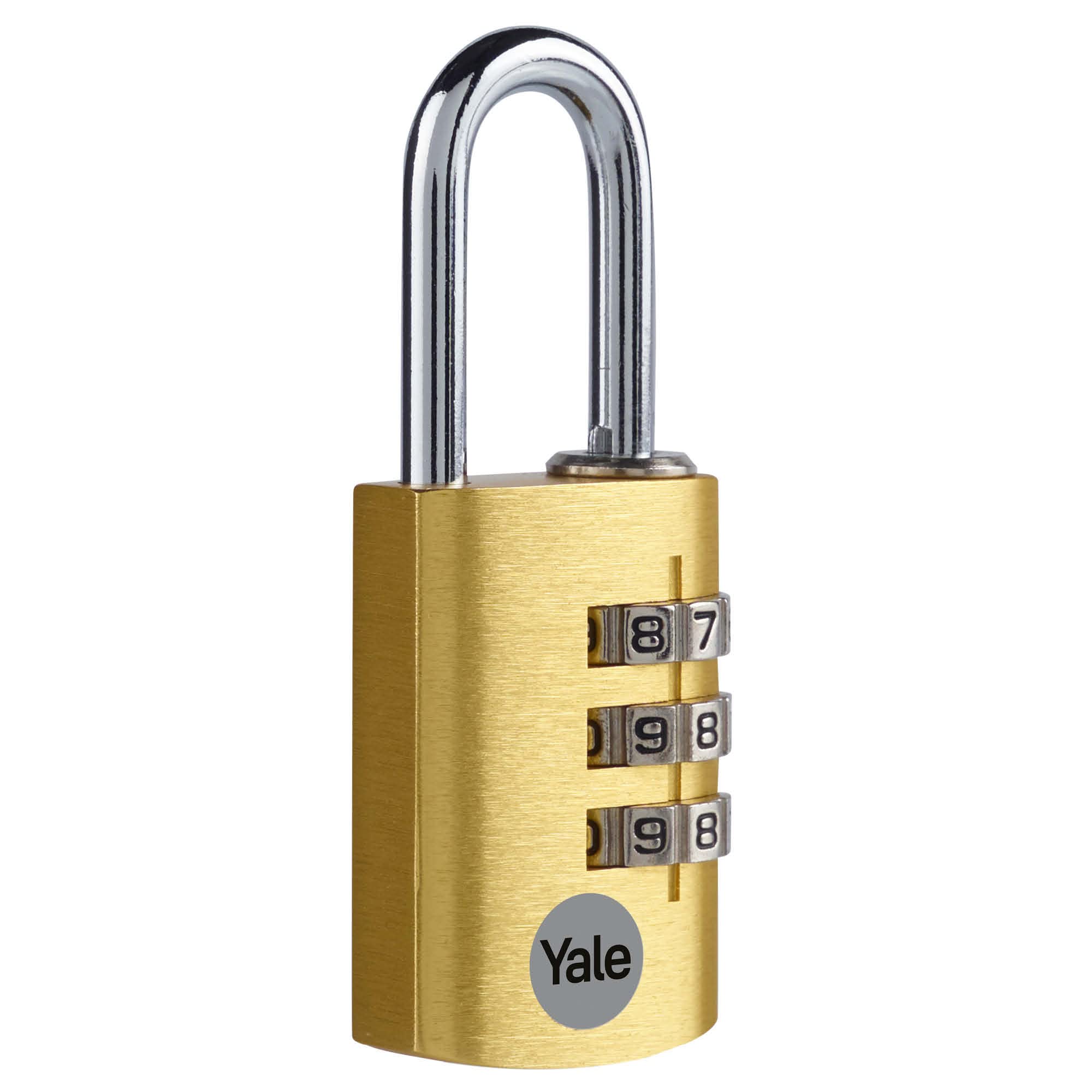 Yale YE3CB/28/126/GO Combination Security Padlock Black 28mm YE3CB