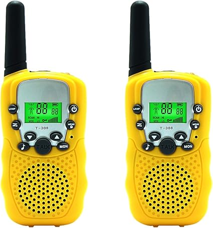 Aphse Kids Walkie Talkie Wireless Two Ways Radio Toy T-388 3 Miles