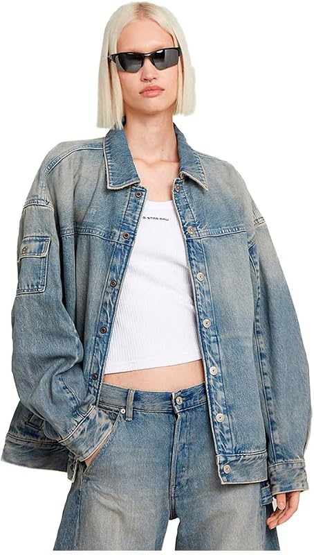 Donna Long Drifter Jacket, Blu (vintage futurity D26215-D436-H091), M