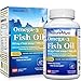 NatureMyst Omega 3 Fish Oil, 2500mg per serving, 950mg Omega3s, 120 Enteric Coated Softgels, Burpless