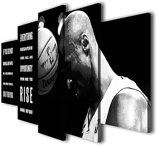 kobe bryant black and white